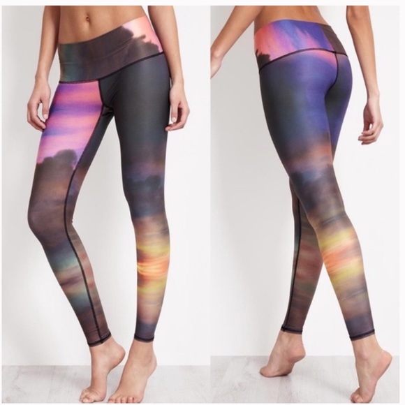 teeki Pants - Teeki Cloud Sky Sunset Leggings